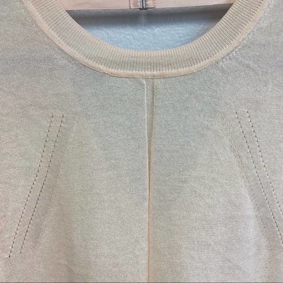 Sandro Ania Peach Color Cotton-Mix Lightweight Sweater Size 2, US Medium - Picture 5 of 14